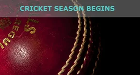 A cricket season poster.