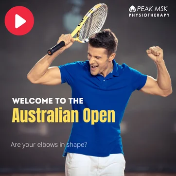 Man in tennis sports to ace tennis elbow management.