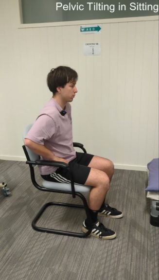 Pelvic Tilting in Sitting